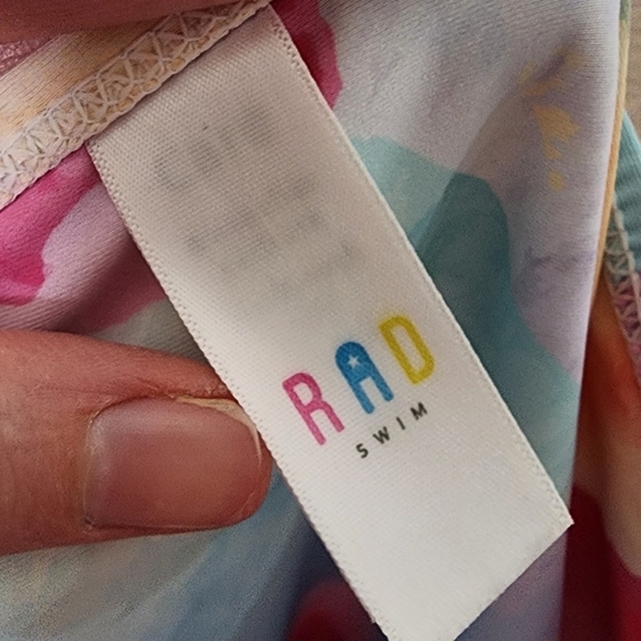 Rad Swim Betsy Smocked Ruffle Trim Tankini Swim Set M - Picture 9 of 9